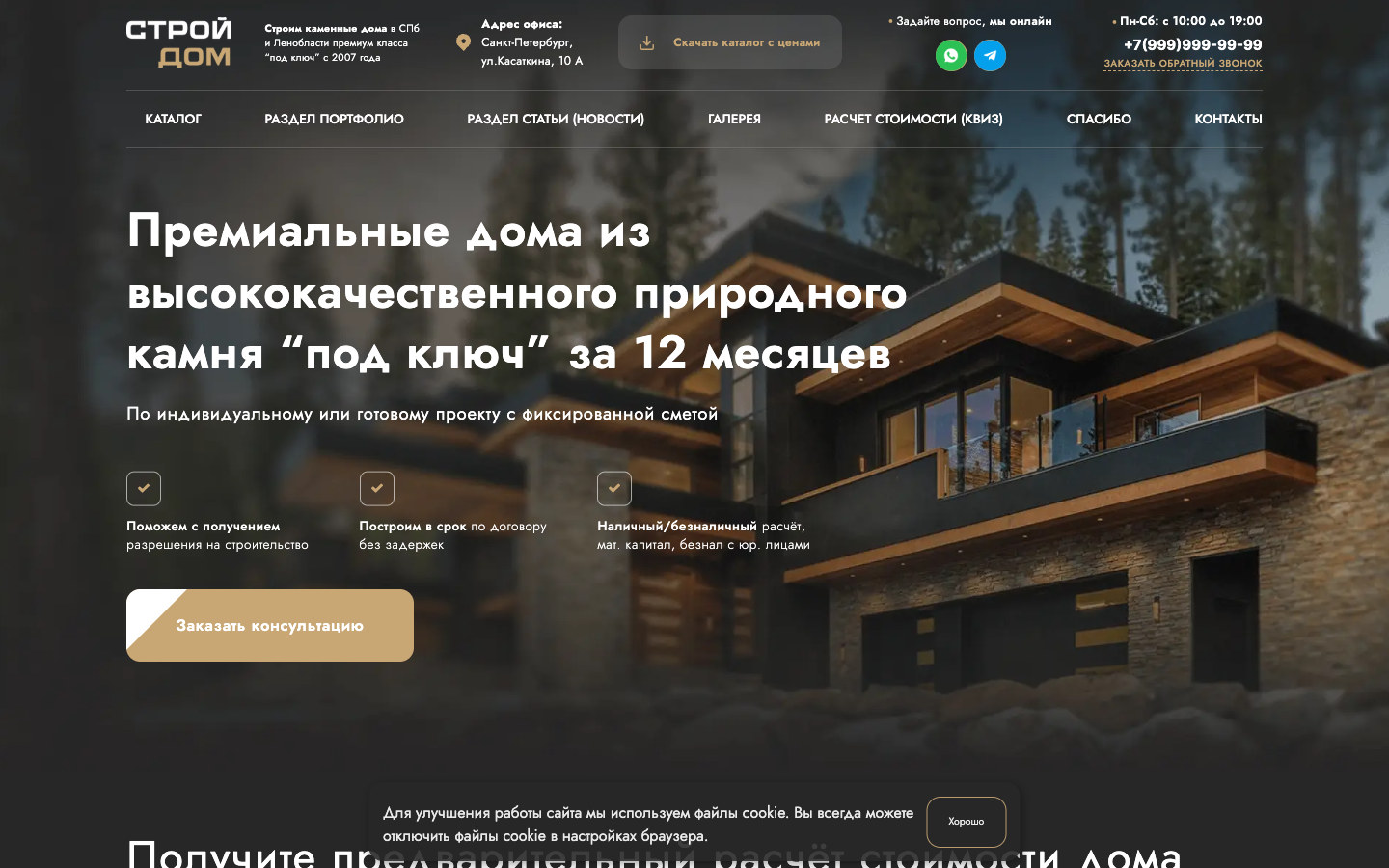 Скриншот проекта «Строй Дом»